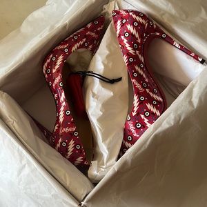 Authentic Christian Louboutin Kate 100 Patent Ginzana size 38